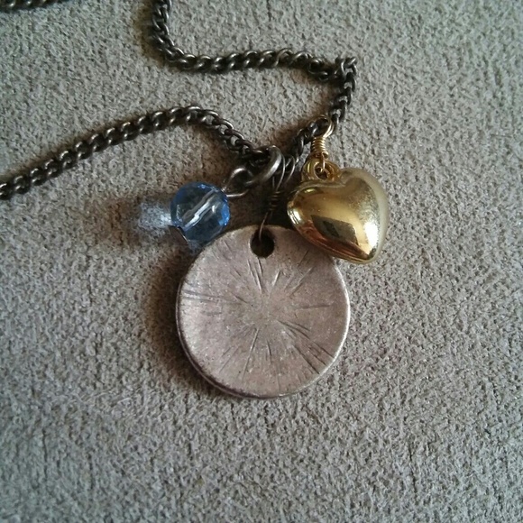 "M" Charm Necklace - Picture 3 of 5