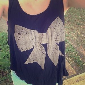 A cute tank top with a bow