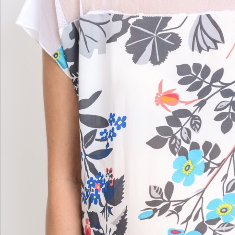 **LOWER PRICE** Pretty Capsleeve  Maternity Top  - Picture 4 of 5