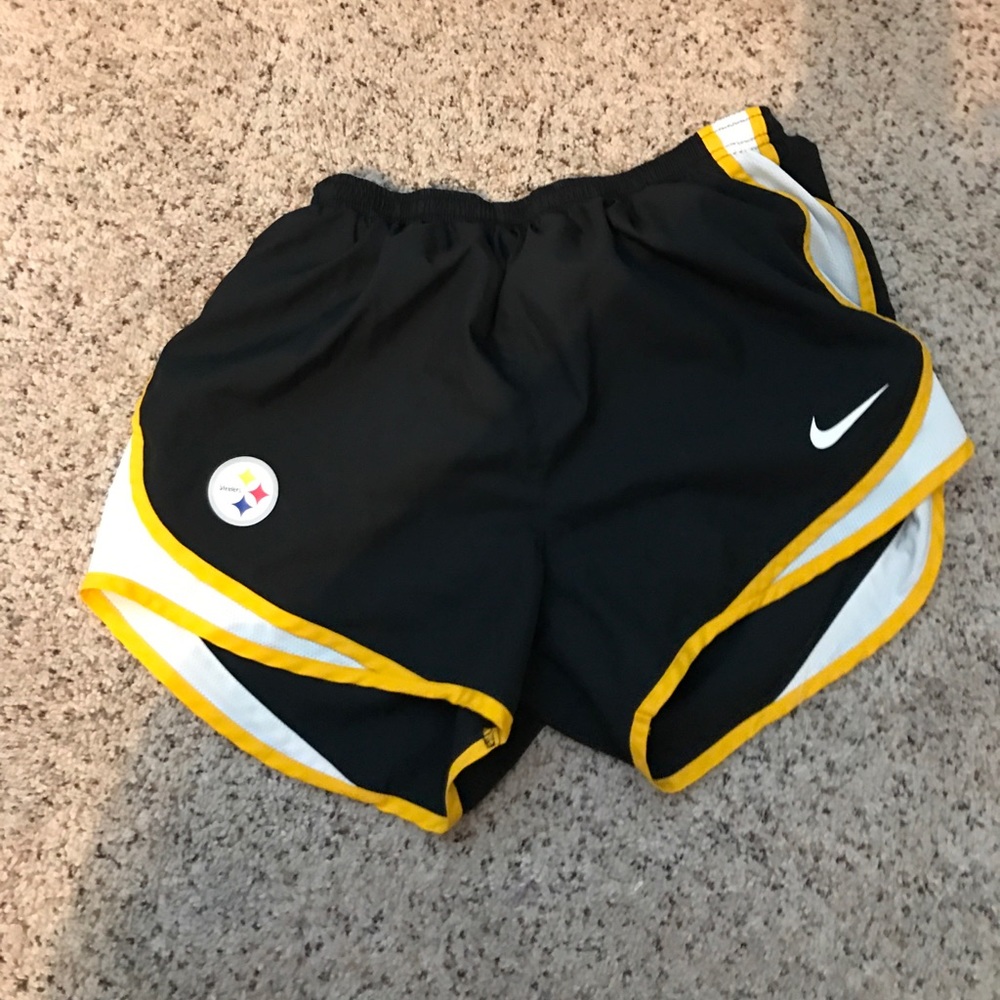 Steelers Nike dri fit shorts