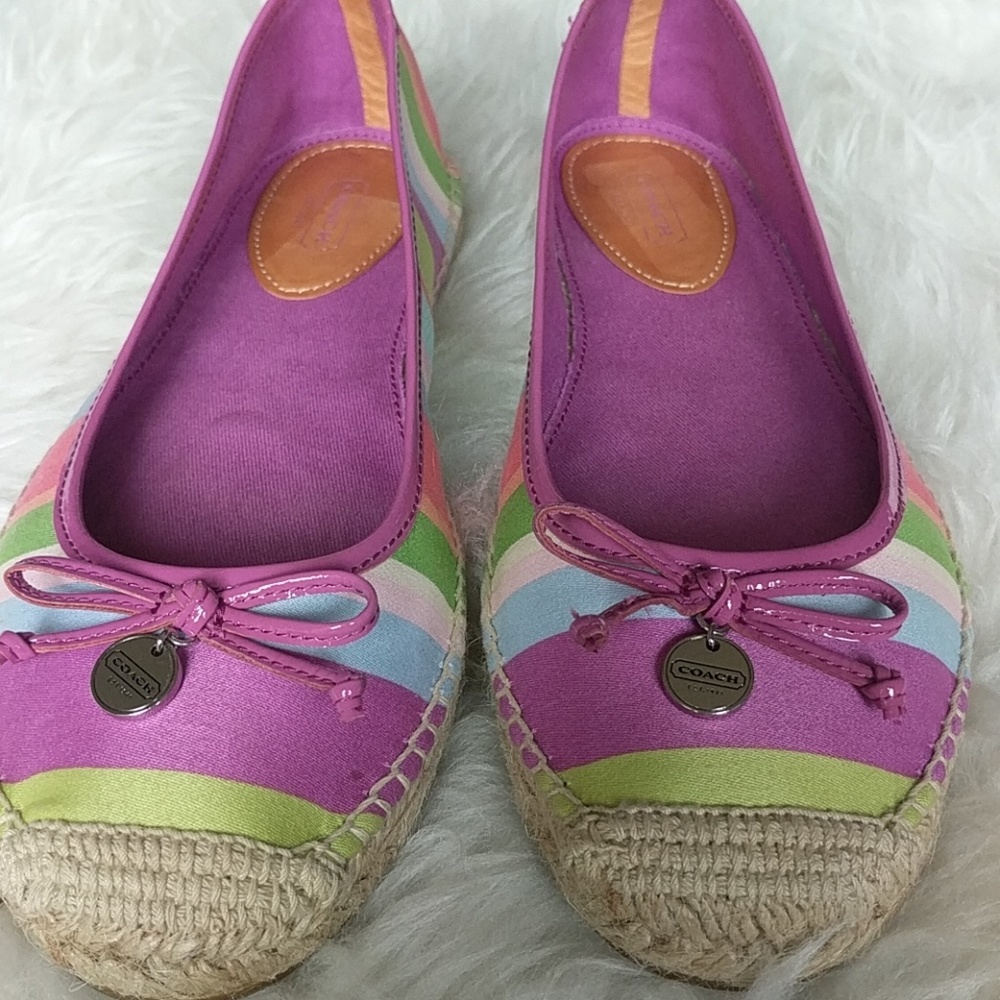 Coach "Royce Hamptons Weekend" espadrilles sz 9