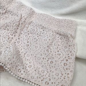 Crocheted shorts