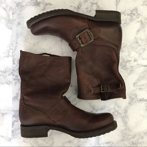 Leather boots by Frye
