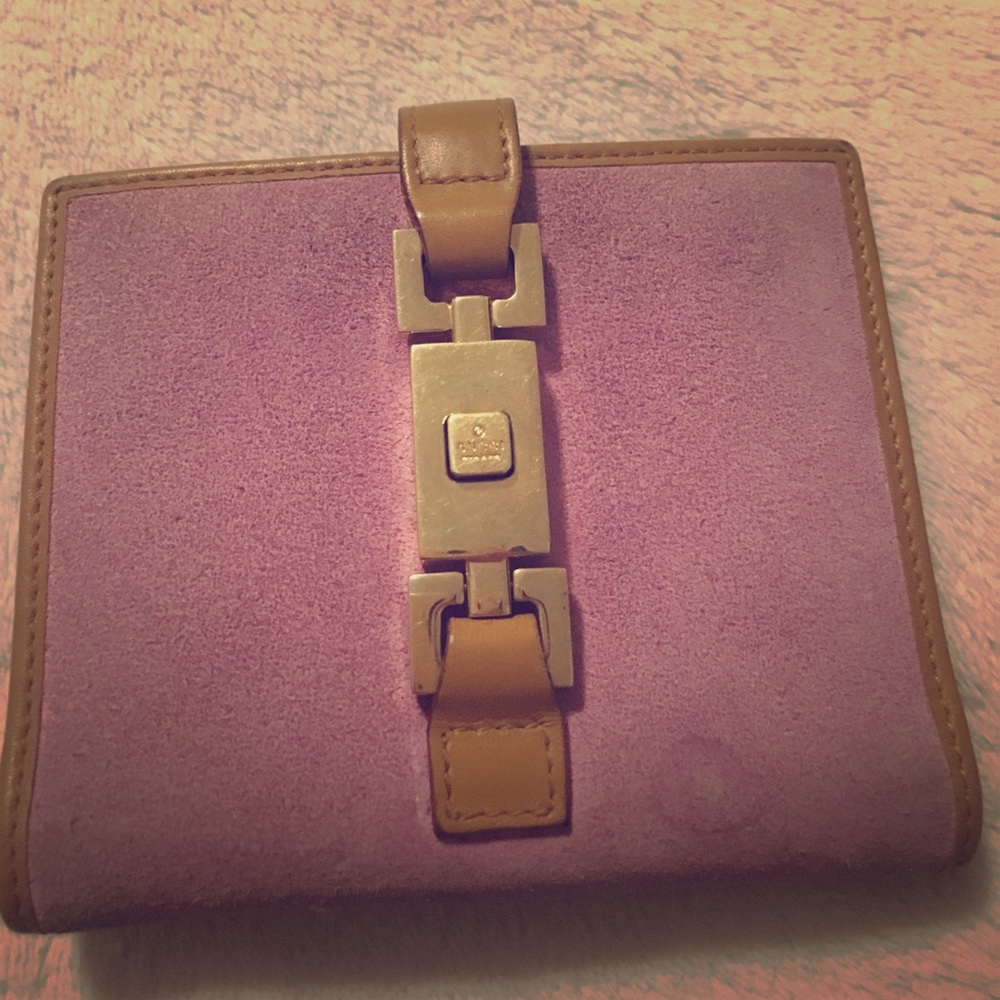 Original pink Gucci organizer/wallet/business card