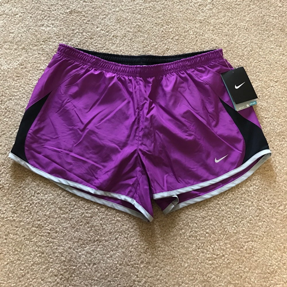 NWT purple Nike running shorts