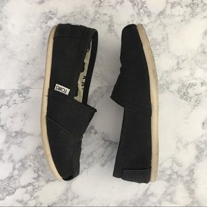 Navy Blue Flats by TOMS