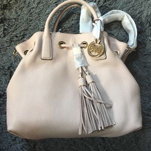 Brand new Michael Kors blush pink bucket bag