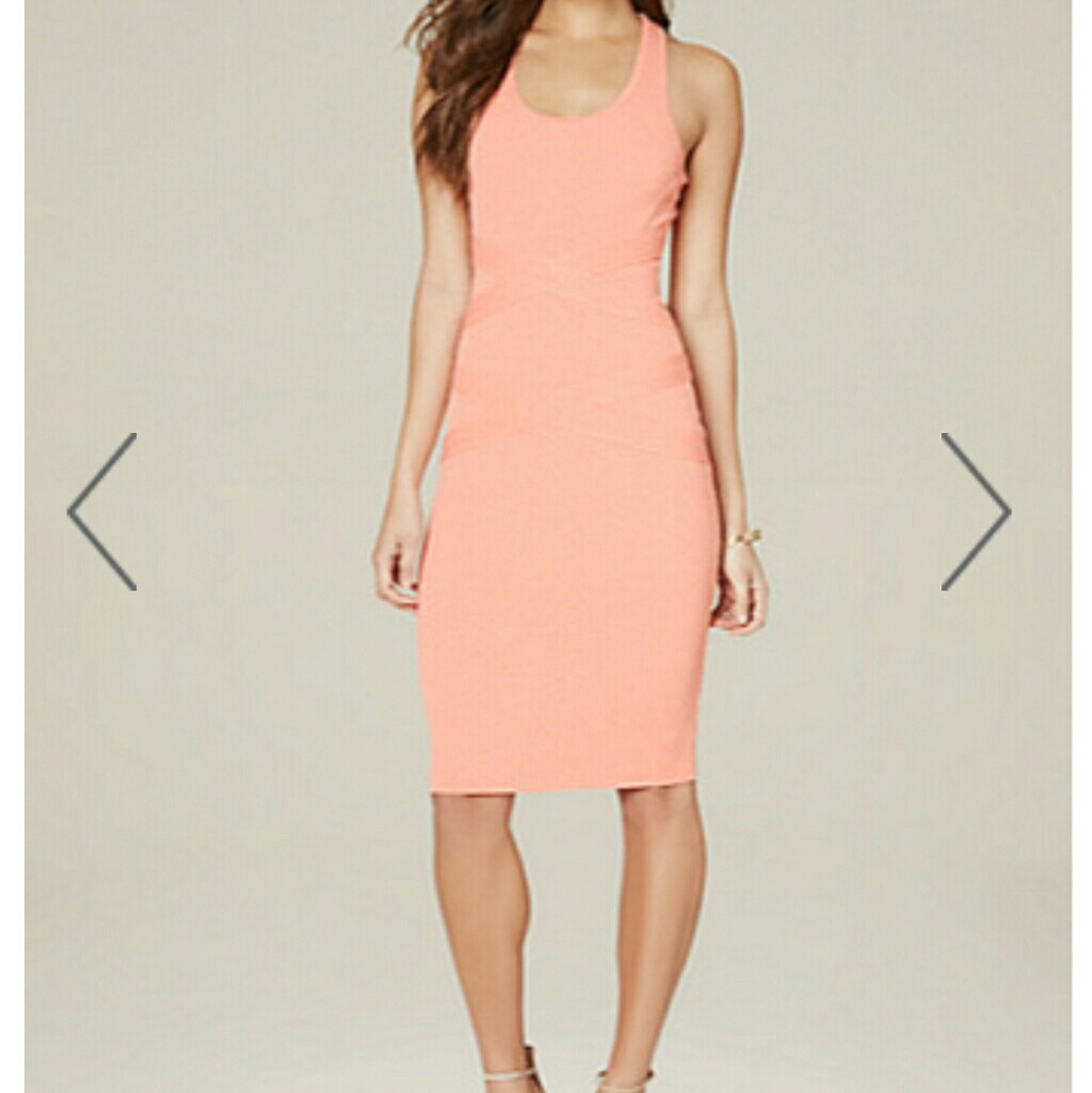 Bebe coral dress