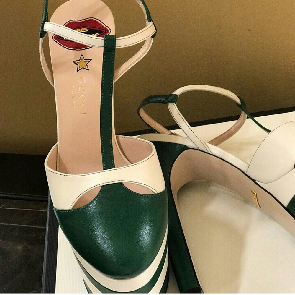 Gucci Platform Multi Angel Heels - Picture 2 of 4
