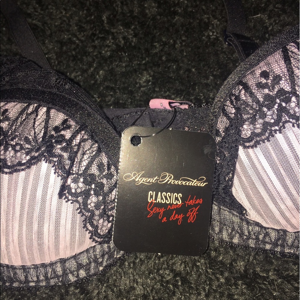 Agent Peovocateur fifi bra pink/black