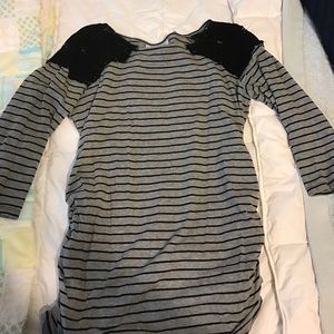 Motherhood Maternity side ruche top