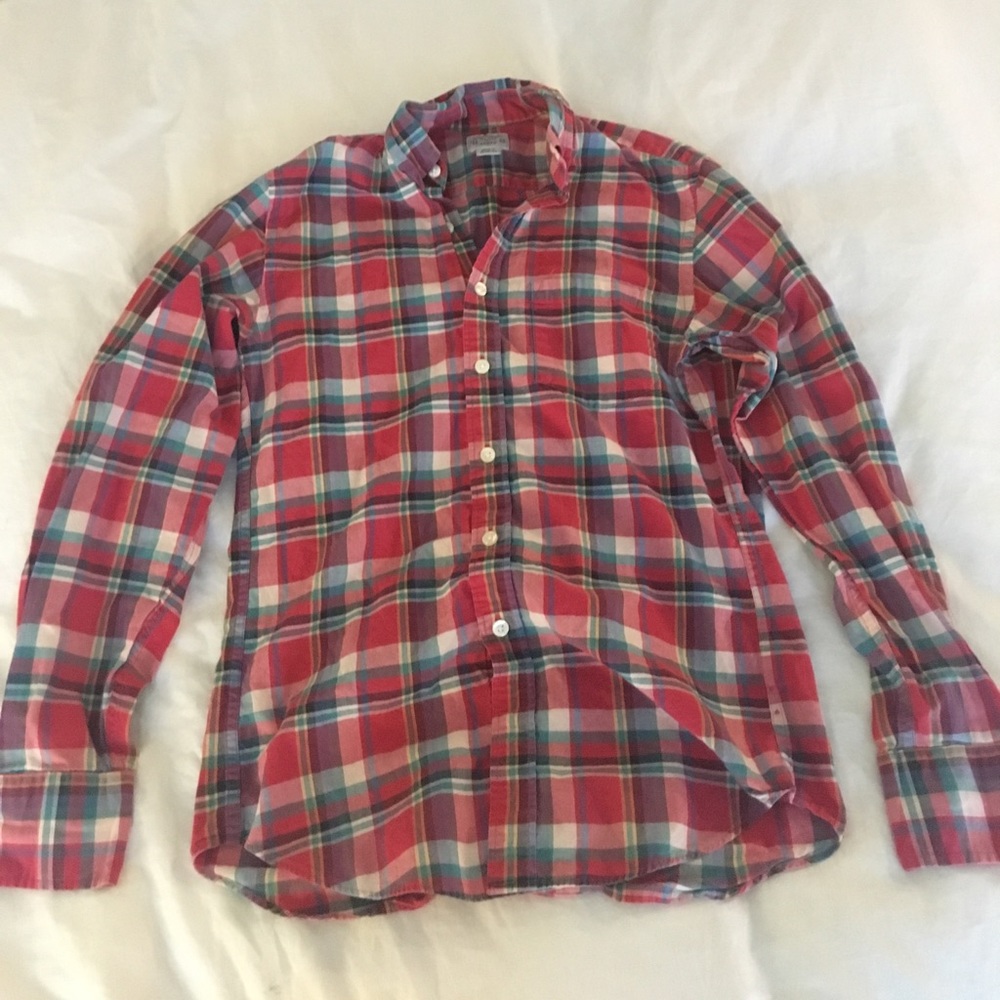 J.Crew Summer Plaid Shirt