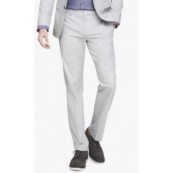 Express Pinstripe Photographer Suit Jacket & Pants - Picture 3 of 8