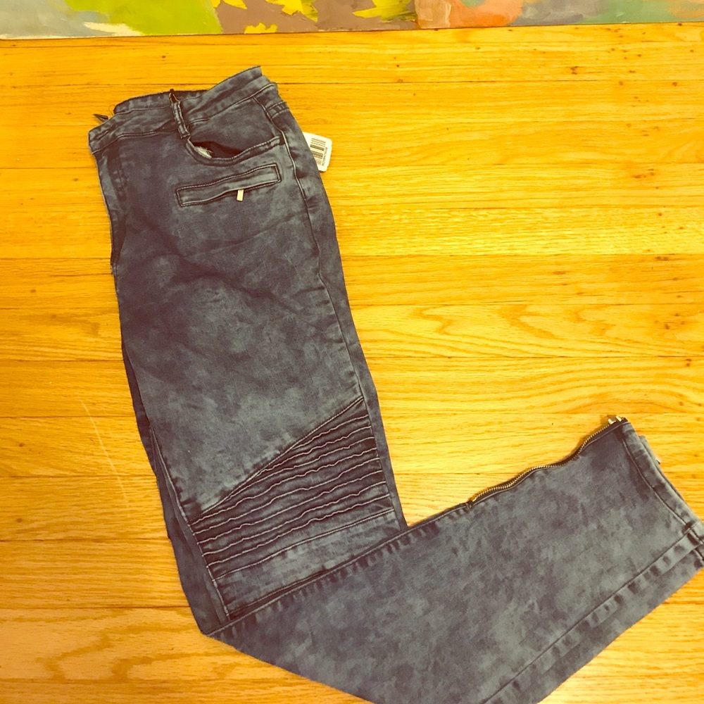 Denim Long Jean Pants  NWT