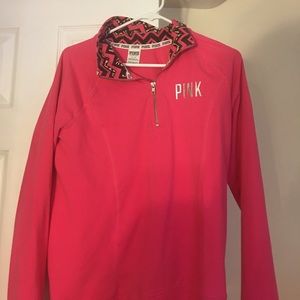 PINK yoga quarter zip