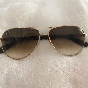 Gold & Brown Rayban Sunglasses