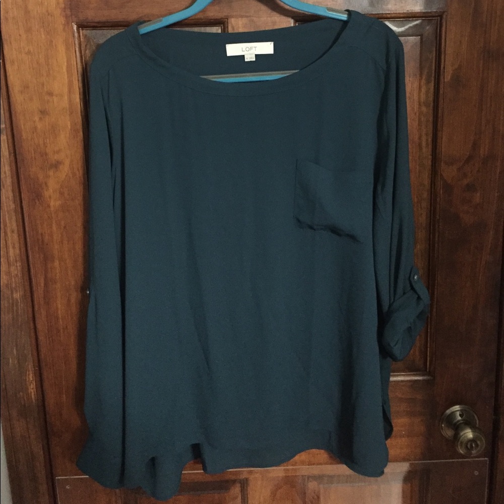 LOFT pocket blouse