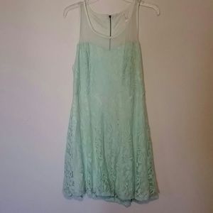 MINT LACE DRESS