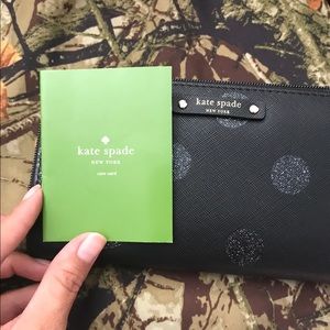 Kate spade heaven lane zip around wallet.