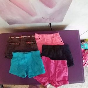 Bundle of 5 pair of shorts