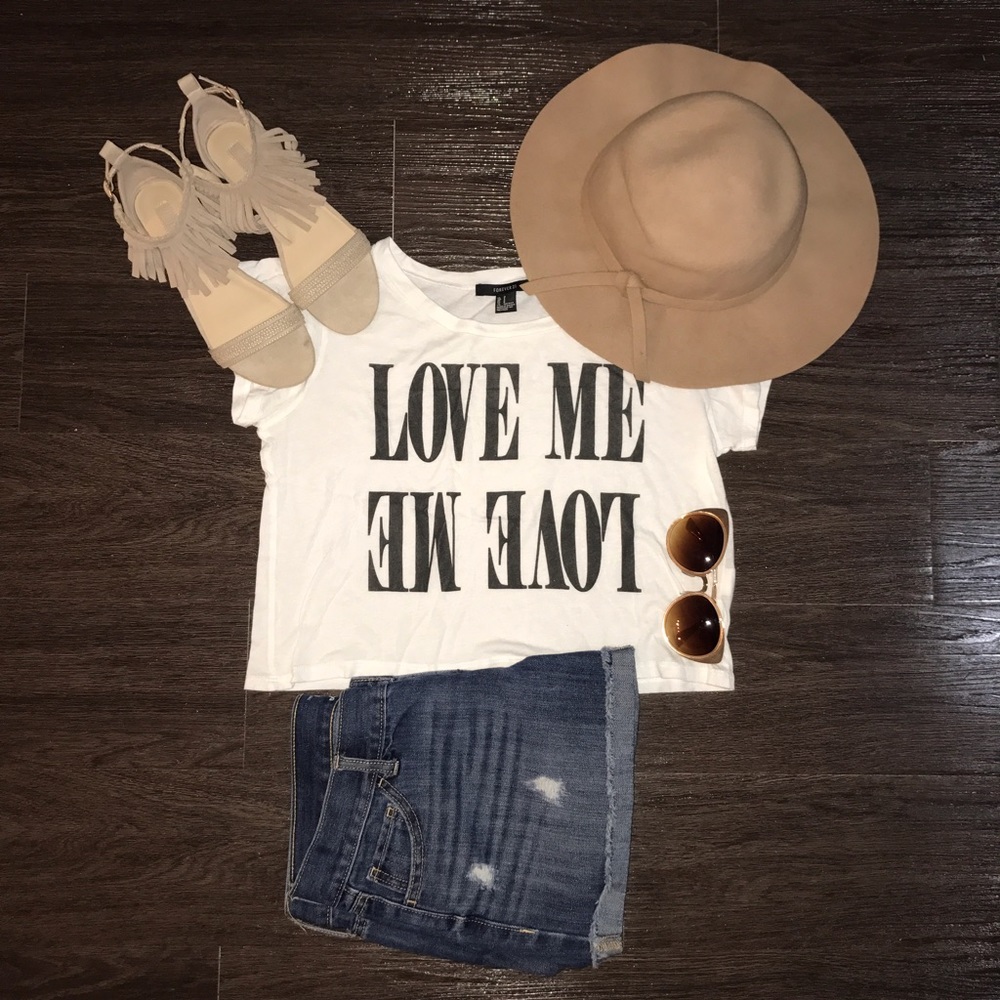 SOLD Love Me Crop Top.