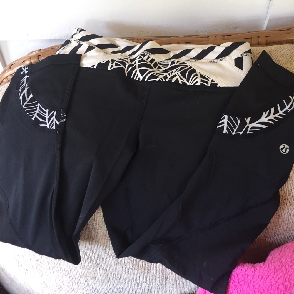LULULEMON speed/run capris
