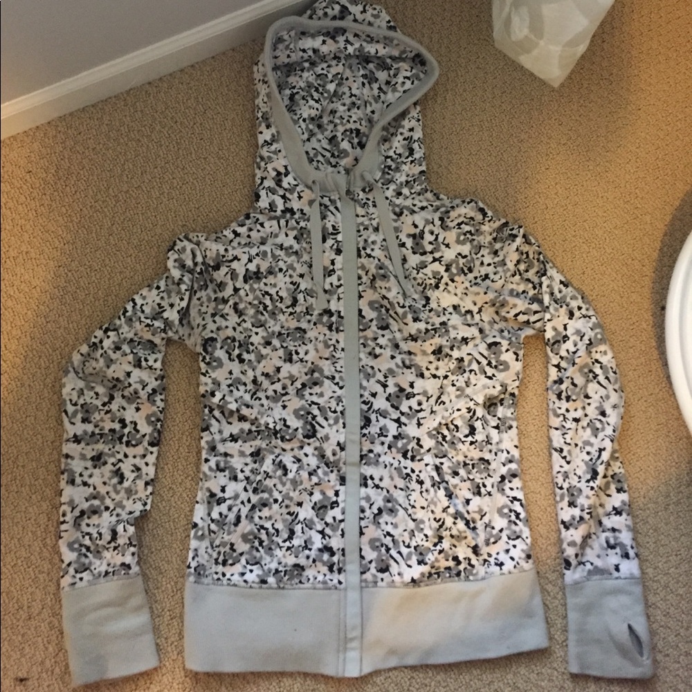 Lululemon camo scuba hoodie