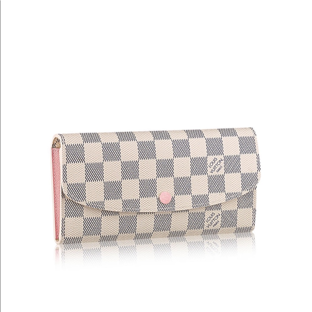 💕Louis Vuitton Damier Azur Emelie Wallet💕