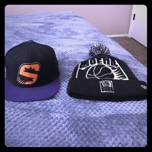 Mitchell and Ness Suns hat & New Era Suns beanie
