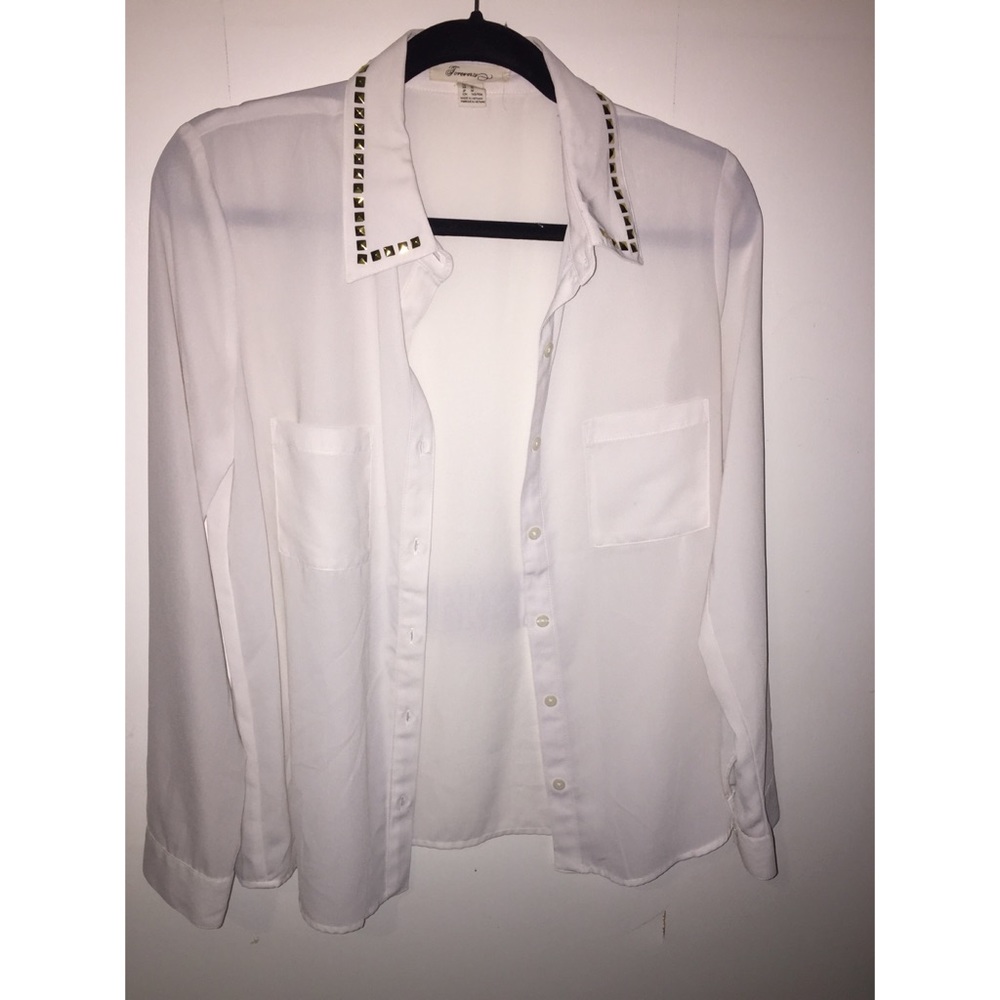 Embellished Collar Shirt