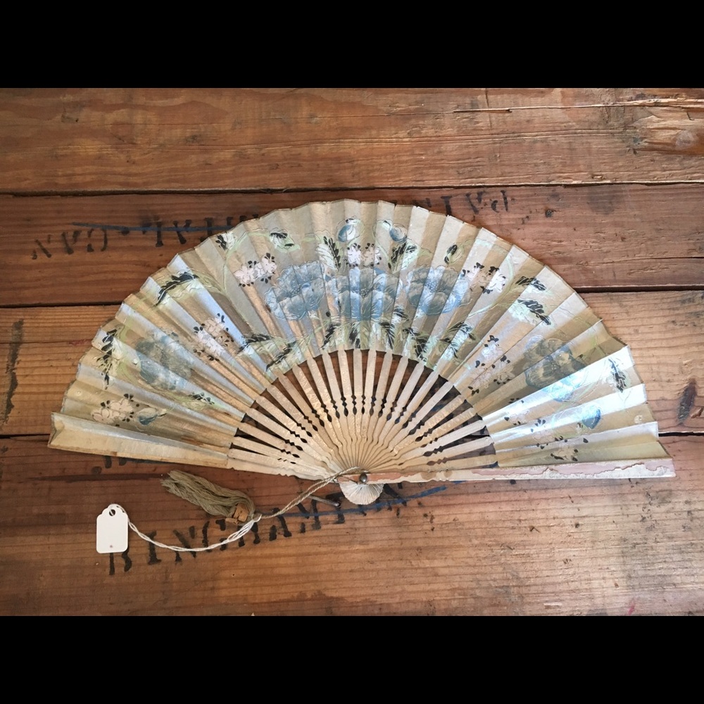 Blue Vintage Fan.