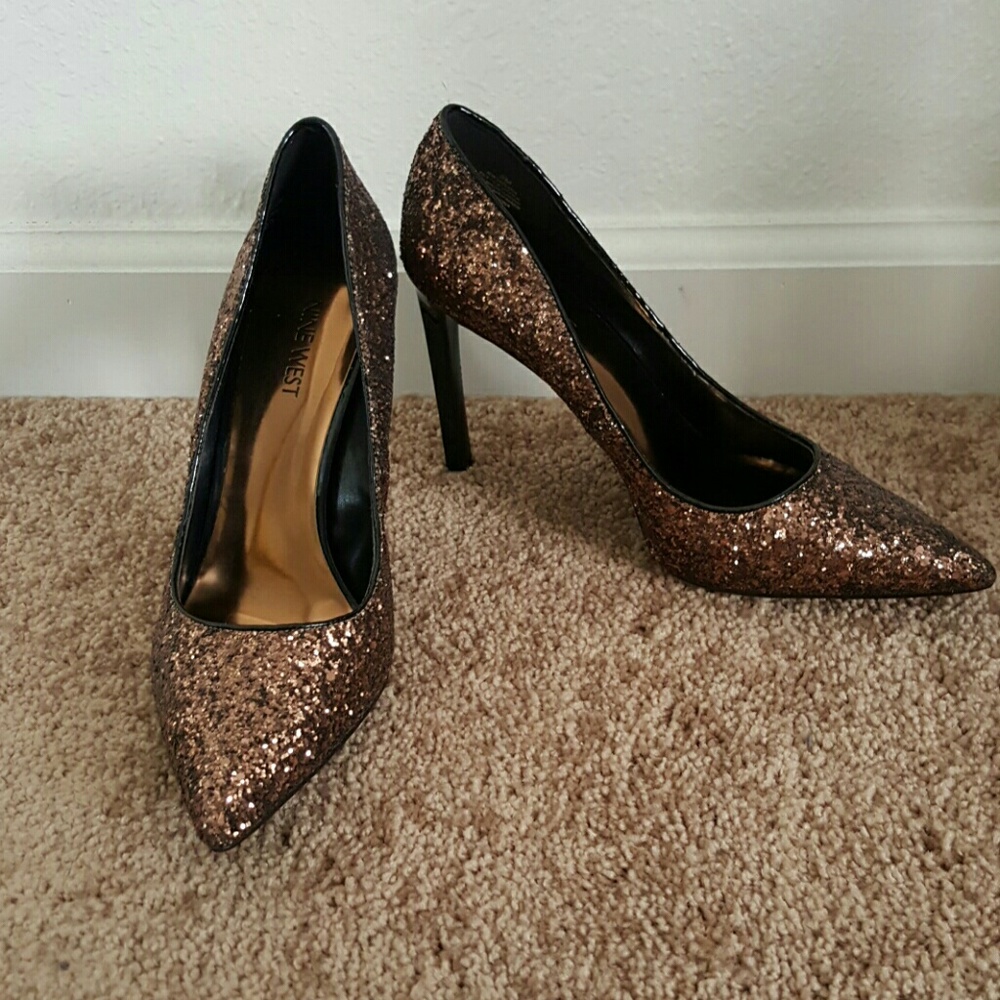 Glitter Pumps