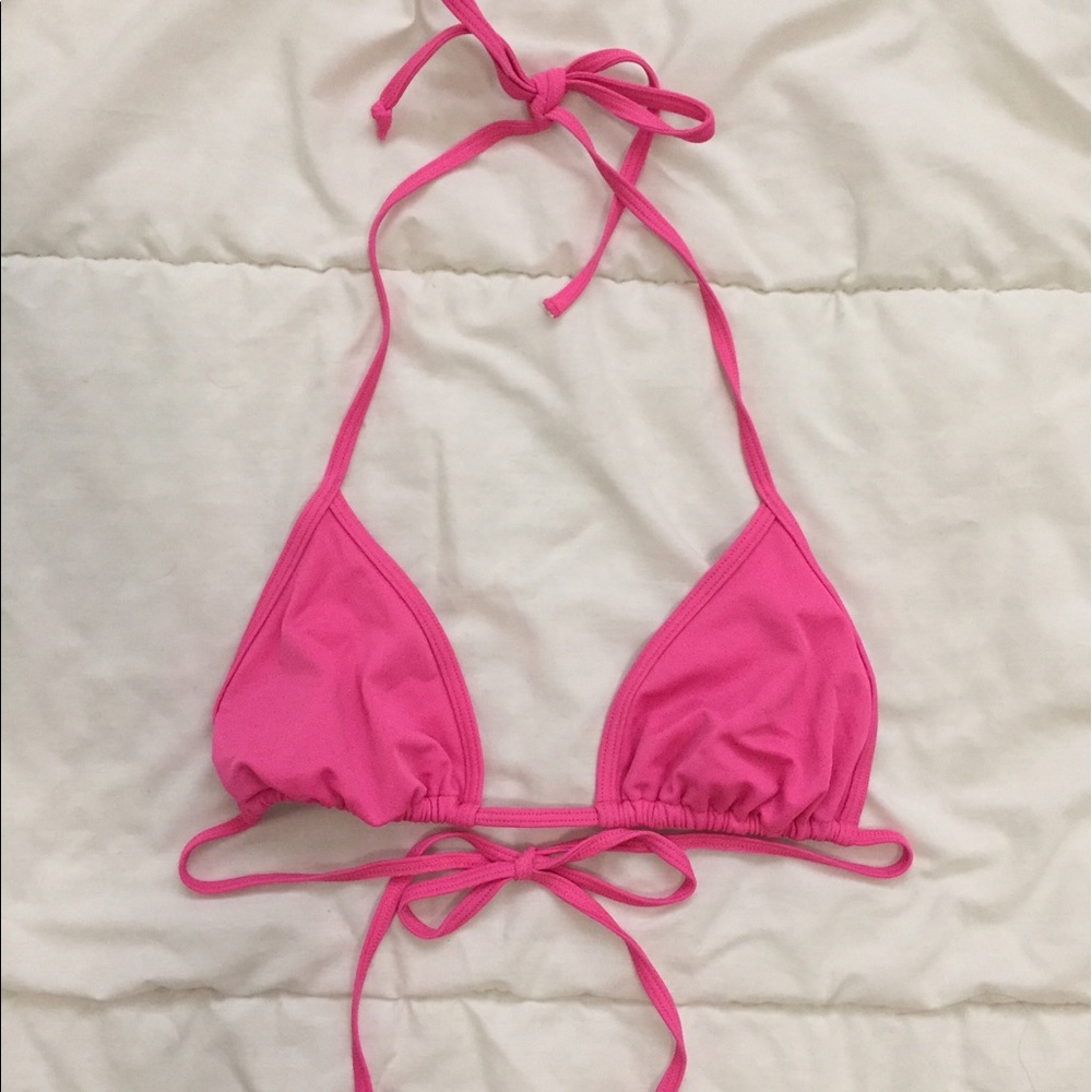 Victoria's Secret Pink Triangle Bikini Swim Top