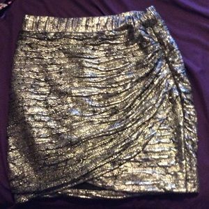 Metallic skirt