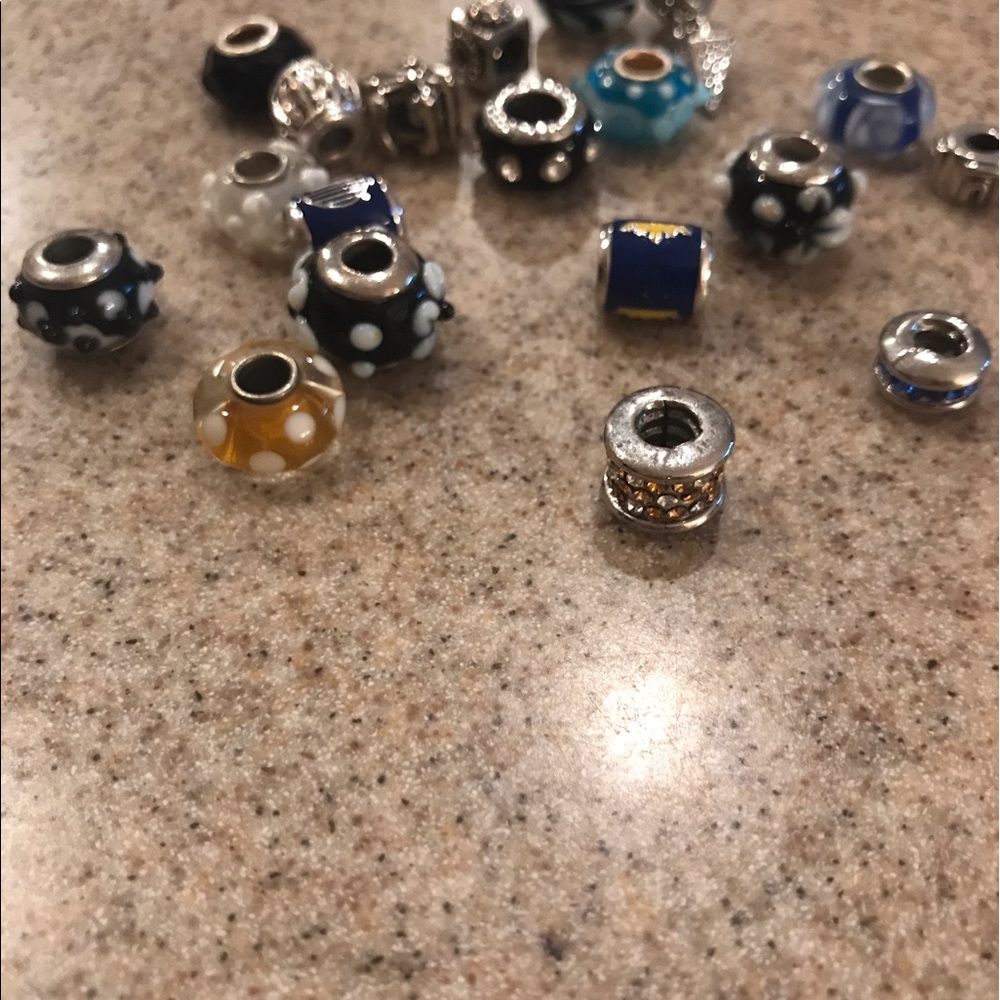 Misc slider charms for bracelet or necklace