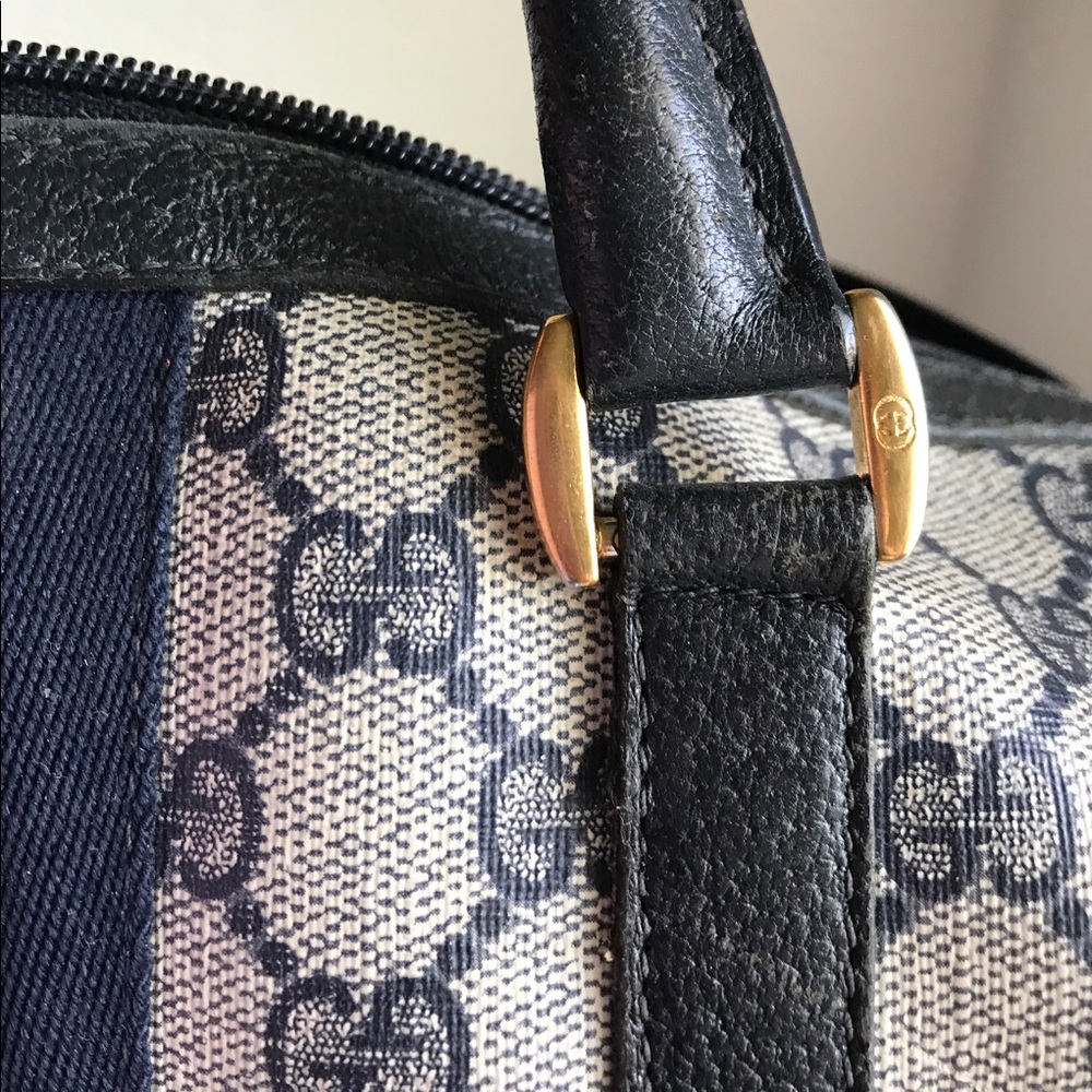 Gucci vintage Boston speedy web monogram satchel - Picture 2 of 8