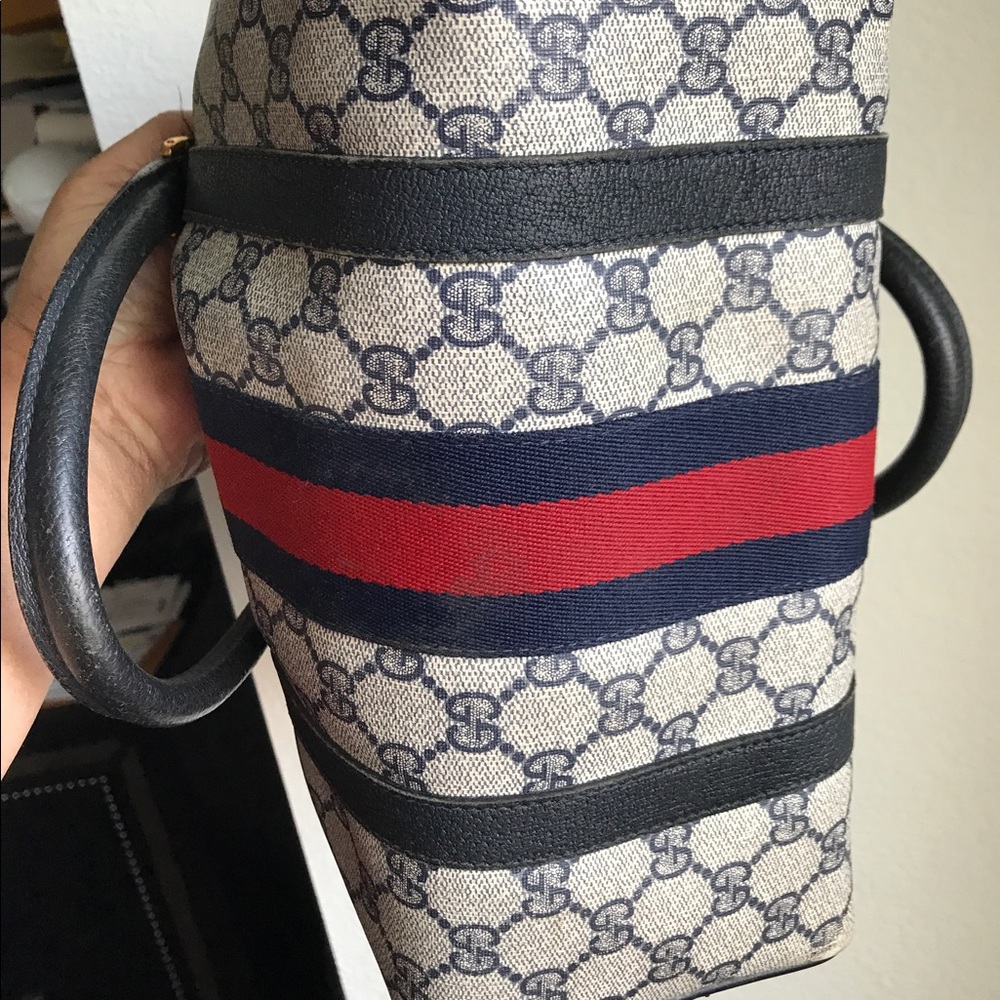 Gucci vintage Boston speedy web monogram satchel - Picture 4 of 8
