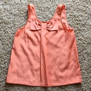 Coral Bow Back Tank
