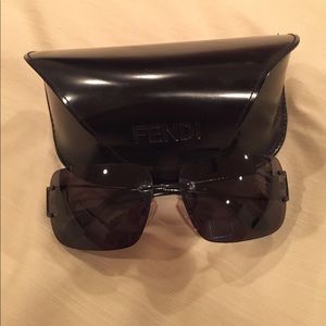 Authentic Fendi black sunglasses
