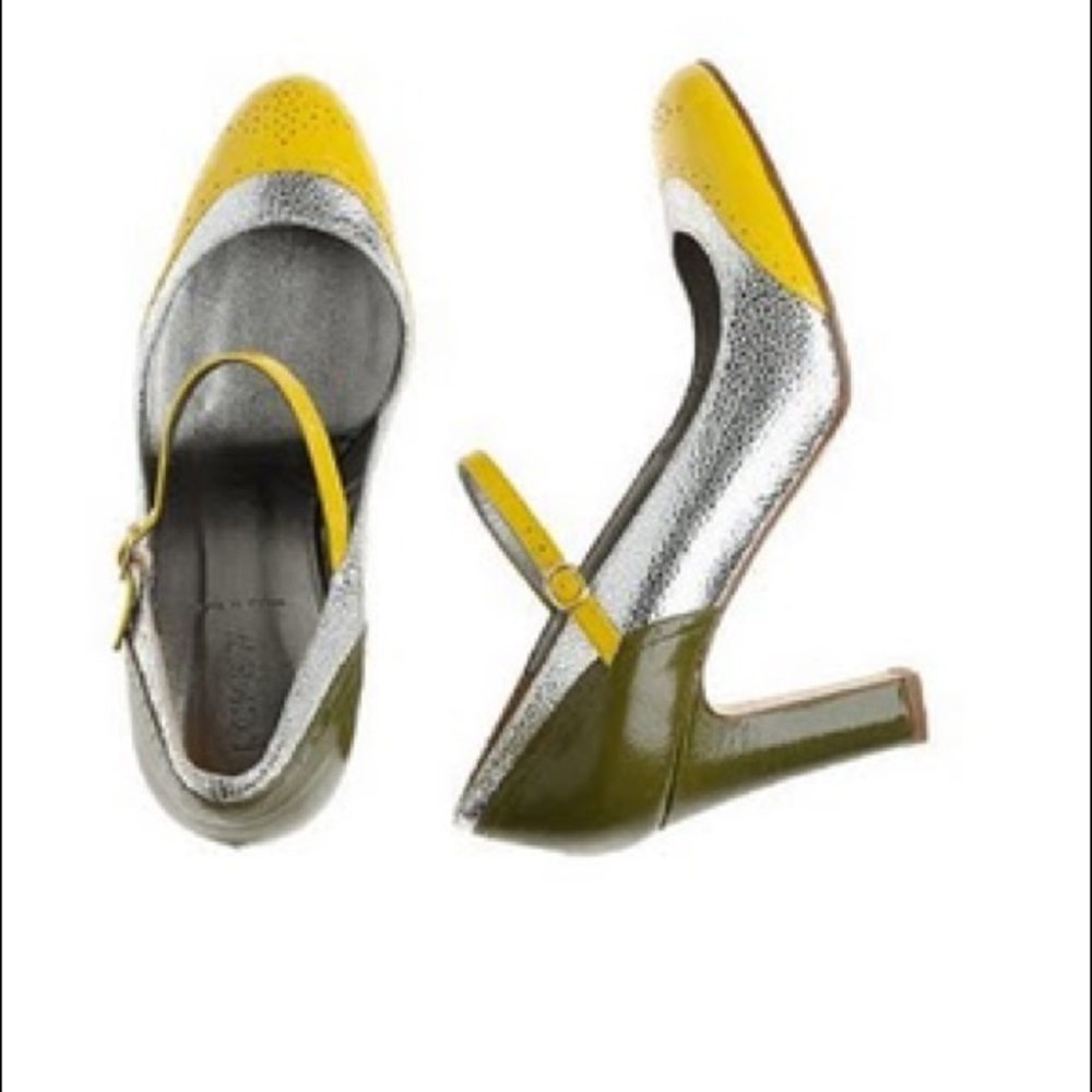 J Crew Penelope Patent Mary Jane Heel sz. 6