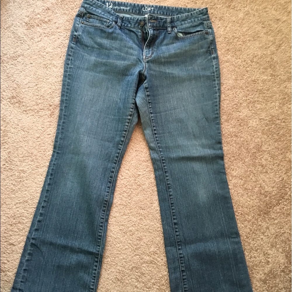 LOFT Curvy BOOT LEG JEANS