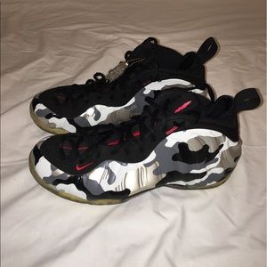 Nike White Camouflage Foamposites
