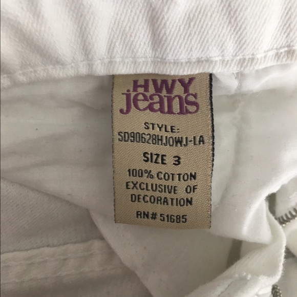 White Ripped Jeans - Picture 4 of 4