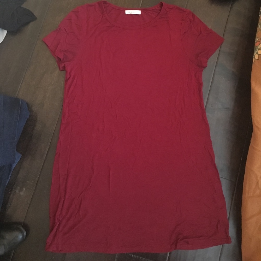 TILLYS Plain Red T shirt Dress