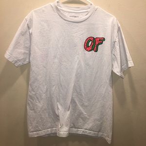 ODD FUTURE white unisex t shirt