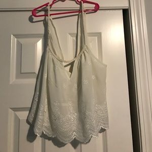 Cream Tobi tank top