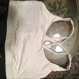 White sports bra size medium