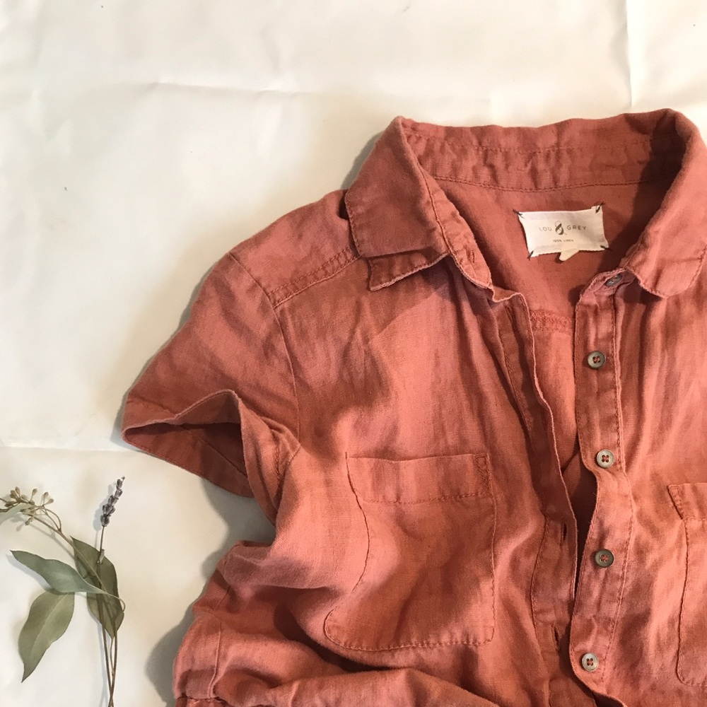 Lou & Grey linen romper