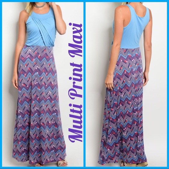 🌈BEAUTIFUL MULTI PRINT MAXI🌈 - Picture 1 of 2