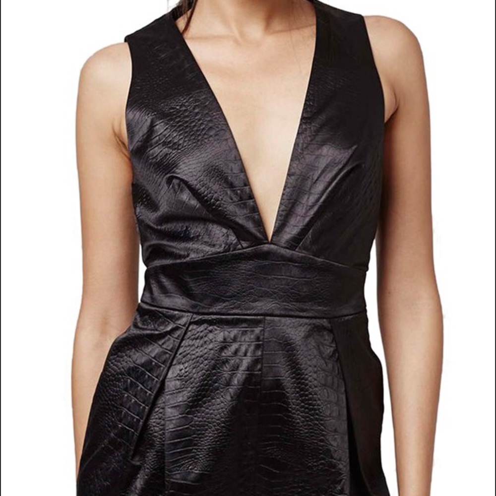 Topshop black romper
